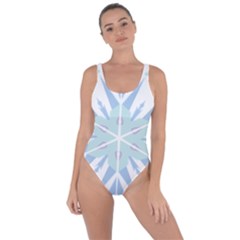 Snowflakes Star Blue Triangle Bring Sexy Back Swimsuit by Mariart