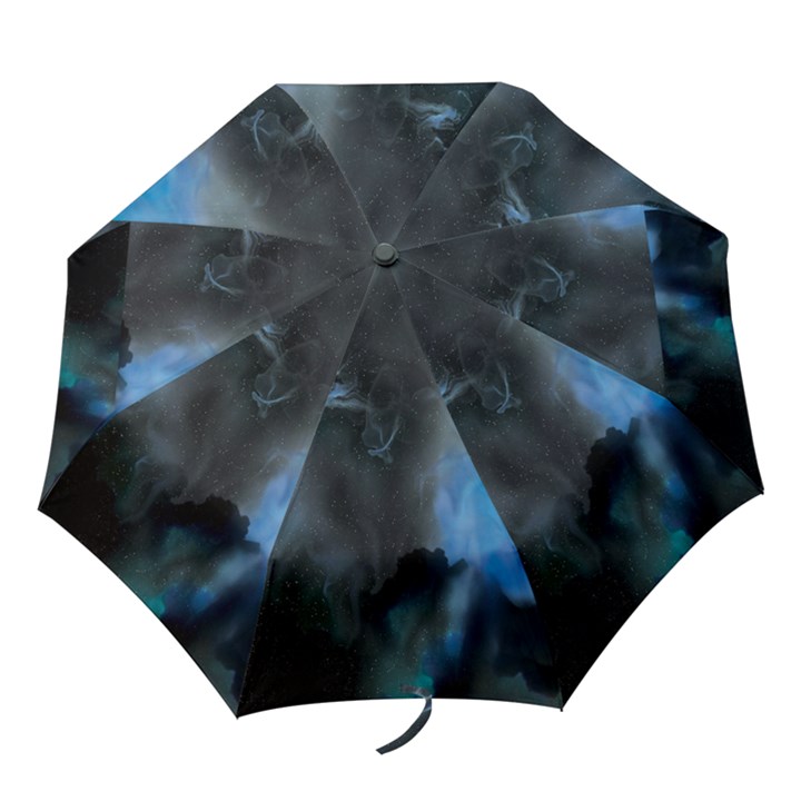 Space Star Blue Sky Folding Umbrellas