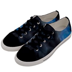 Space Star Blue Sky Men s Low Top Canvas Sneakers