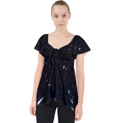 Space Warp Speed Hyperspace Through Starfield Nebula Space Star Line Light Hole Lace Front Dolly Top