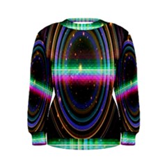 Spectrum Space Line Rainbow Hole Women s Sweatshirt by Mariart