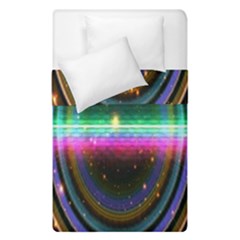 Spectrum Space Line Rainbow Hole Duvet Cover Double Side (single Size)