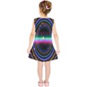 Spectrum Space Line Rainbow Hole Kids  Tunic Dress View2