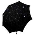 Space Warp Speed Hyperspace Through Starfield Nebula Space Star Hole Galaxy Hook Handle Umbrellas (Small) View2