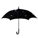 Space Warp Speed Hyperspace Through Starfield Nebula Space Star Hole Galaxy Hook Handle Umbrellas (Small) View3