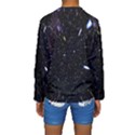 Space Warp Speed Hyperspace Through Starfield Nebula Space Star Hole Galaxy Kids  Long Sleeve Swimwear View2