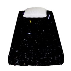 Space Warp Speed Hyperspace Through Starfield Nebula Space Star Hole Galaxy Fitted Sheet (single Size) by Mariart