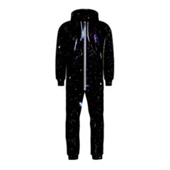 Space Warp Speed Hyperspace Through Starfield Nebula Space Star Hole Galaxy Hooded Jumpsuit (kids) by Mariart