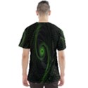 Space Green Hypnotizing Tunnel Animation Hole Polka Green Men s Sports Mesh Tee View2