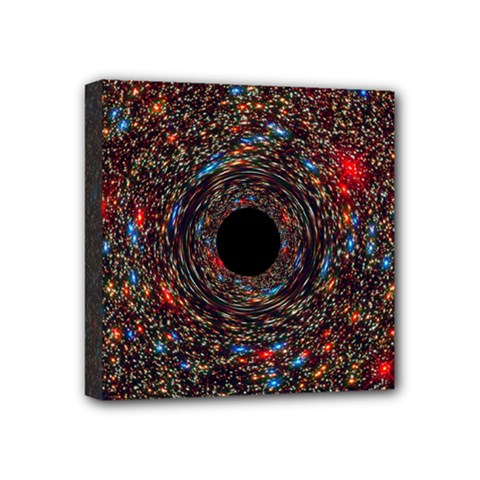 Space Star Light Black Hole Mini Canvas 4  X 4 