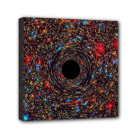 Space Star Light Black Hole Mini Canvas 6  X 6  by Mariart