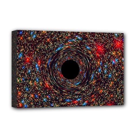 Space Star Light Black Hole Deluxe Canvas 18  X 12  