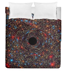 Space Star Light Black Hole Duvet Cover Double Side (queen Size) by Mariart