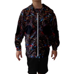 Space Star Light Black Hole Hooded Wind Breaker (kids) by Mariart