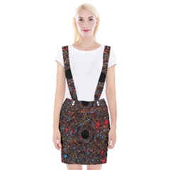 Space Star Light Black Hole Braces Suspender Skirt by Mariart