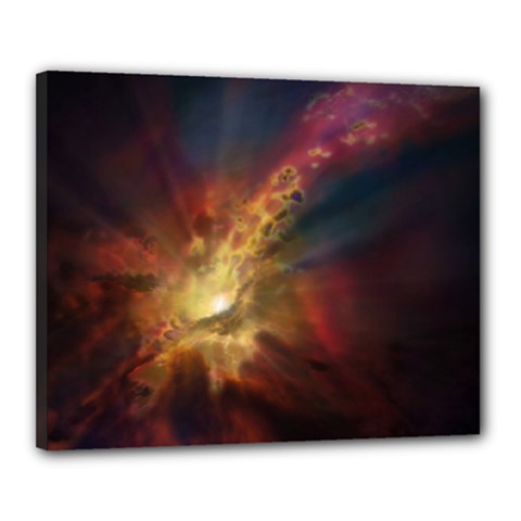 Sun Light Galaxy Canvas 20  X 16 