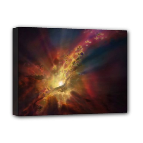 Sun Light Galaxy Deluxe Canvas 16  X 12  