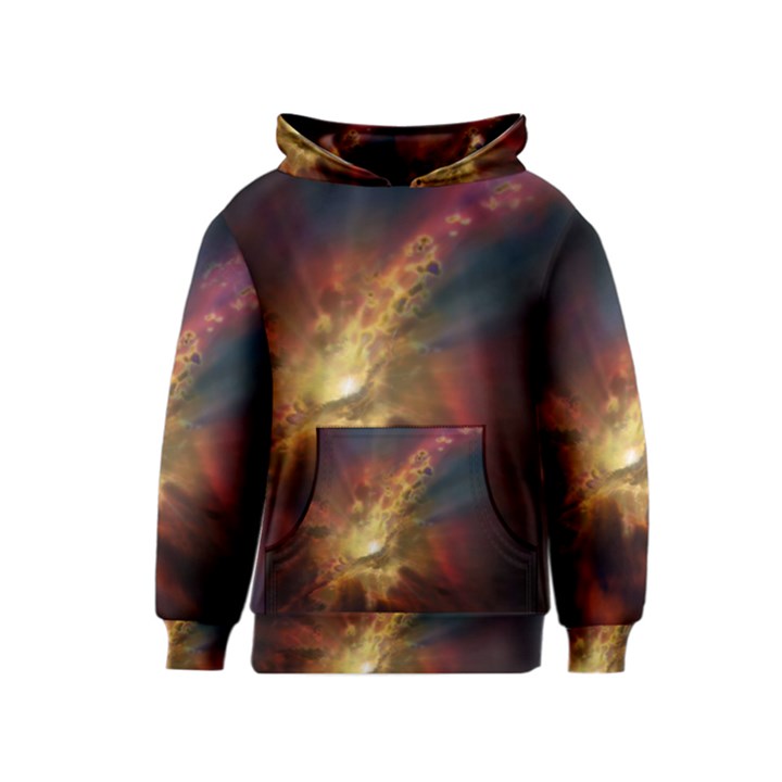 Sun Light Galaxy Kids  Pullover Hoodie