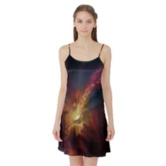 Sun Light Galaxy Satin Night Slip