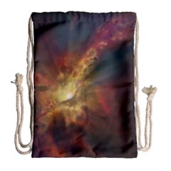 Sun Light Galaxy Drawstring Bag (large)