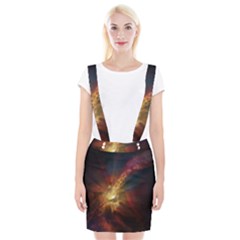 Sun Light Galaxy Braces Suspender Skirt by Mariart