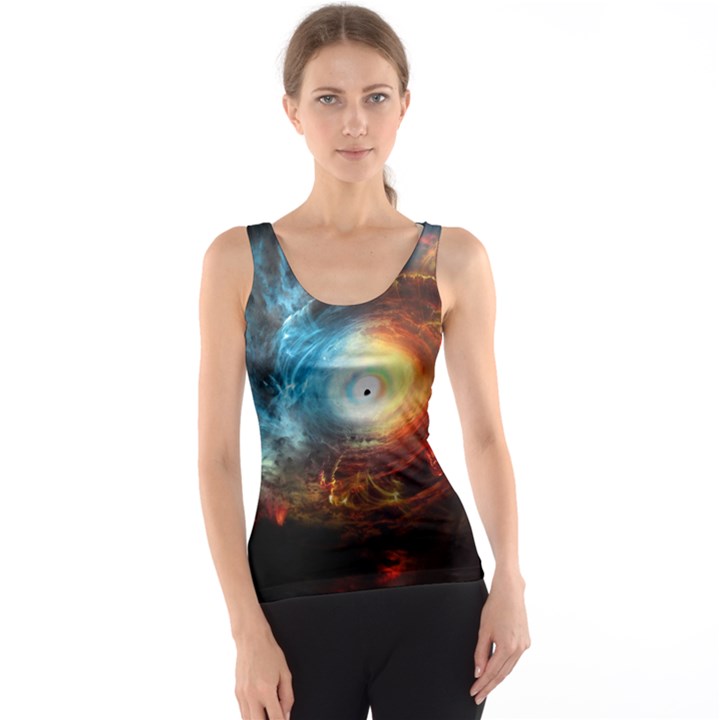 Supermassive Black Hole Galaxy Is Hidden Behind Worldwide Network Tank Top