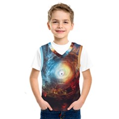 Supermassive Black Hole Galaxy Is Hidden Behind Worldwide Network Kids  Sportswear by Mariart