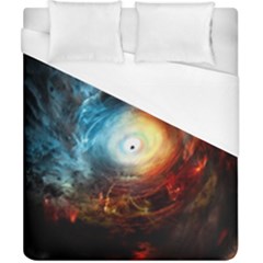 Supermassive Black Hole Galaxy Is Hidden Behind Worldwide Network Duvet Cover (california King Size)