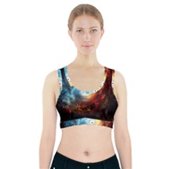 Supermassive Black Hole Galaxy Is Hidden Behind Worldwide Network Sports Bra With Pocket