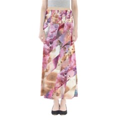 Stone Spot Triangle Full Length Maxi Skirt by Mariart