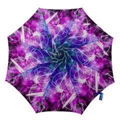 Space Galaxy Purple Blue Hook Handle Umbrellas (medium) by Mariart