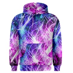 Space Galaxy Purple Blue Men s Pullover Hoodie by Mariart