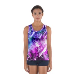 Space Galaxy Purple Blue Sport Tank Top 