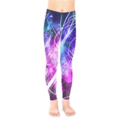 Space Galaxy Purple Blue Kids  Legging