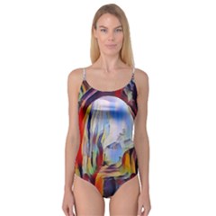 Abstract Tunnel Camisole Leotard  by NouveauDesign