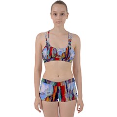 Abstract Tunnel Women s Sports Set by NouveauDesign