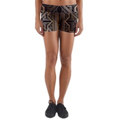 Art Nouveau Yoga Shorts