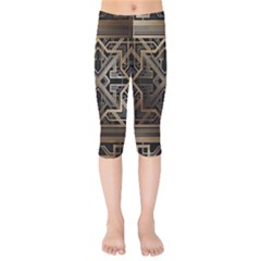 Art Nouveau Kids  Capri Leggings 