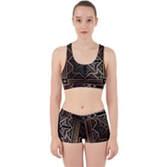 Art Nouveau Work It Out Sports Bra Set