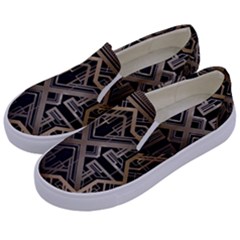 Art Nouveau Kids  Canvas Slip Ons