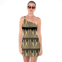 Art Deco One Soulder Bodycon Dress