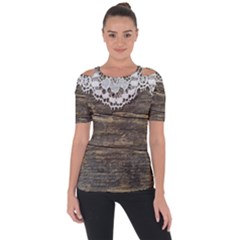 Shabbychicwoodwall Short Sleeve Top