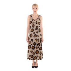 Leopard Print Sleeveless Maxi Dress by TRENDYcouture