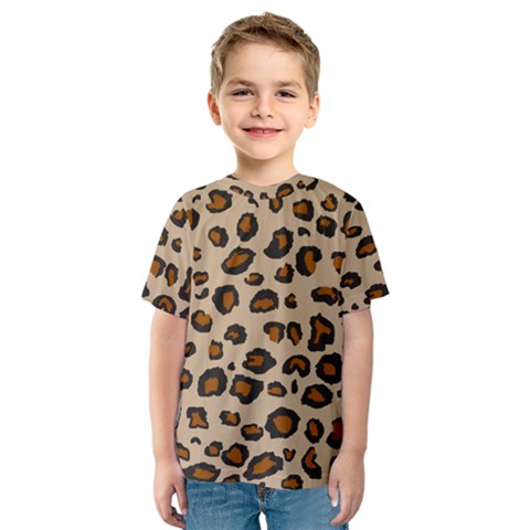 Leopard Print Kids  Sport Mesh Tee by TRENDYcouture