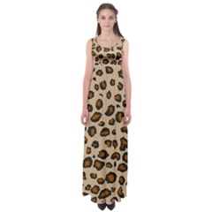 Leopard Print Empire Waist Maxi Dress by TRENDYcouture