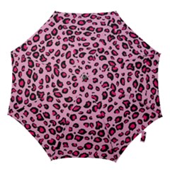 Pink Leopard Hook Handle Umbrellas (large)