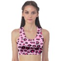 Pink Leopard Sports Bra View1