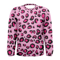 Pink Leopard Men s Long Sleeve Tee