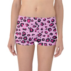 Pink Leopard Boyleg Bikini Bottoms