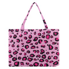 Pink Leopard Zipper Medium Tote Bag by TRENDYcouture